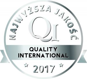 Certyfikat Najwyższa Jakość Quality International 2017